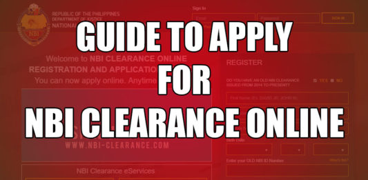 GUIDE TO APPLY NBI CLEARANCE ONLINE