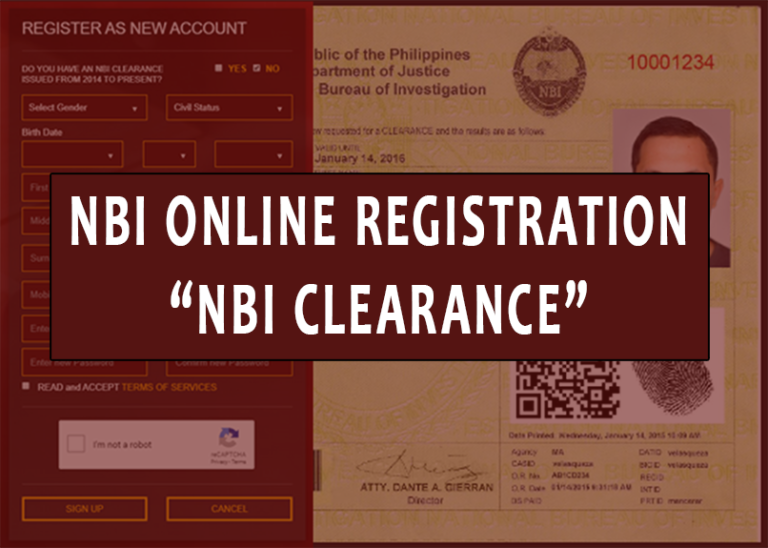 NBI Online Registration NBI Clearance