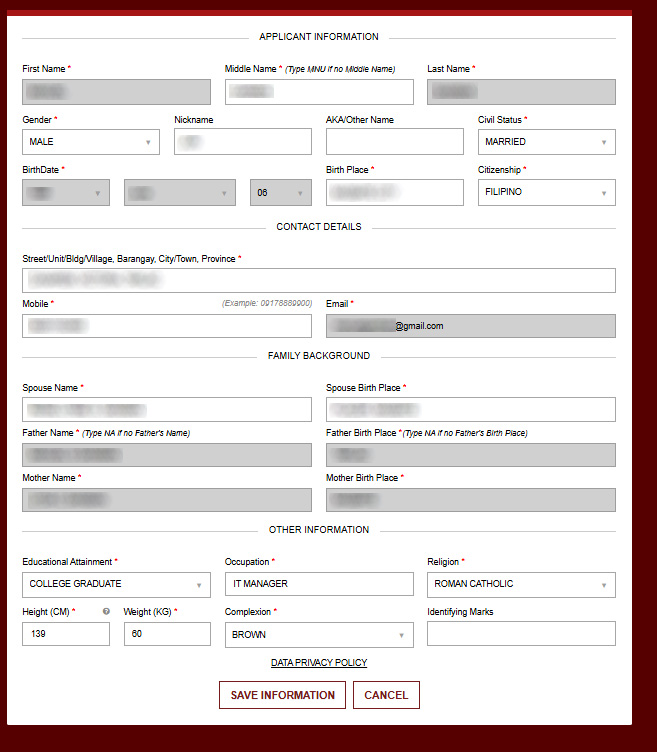 EDIT INFORMATION 2025