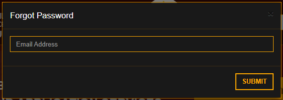 Registered Email Address and a button that says Submit Registered Email Address and a button that says Submit