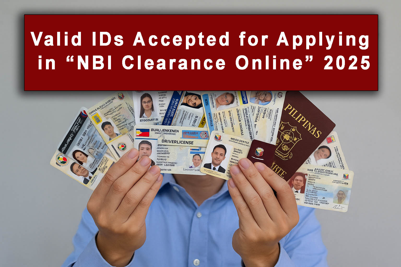 Valid IDs Accepted for Applying in NBI Clearance Online 2025