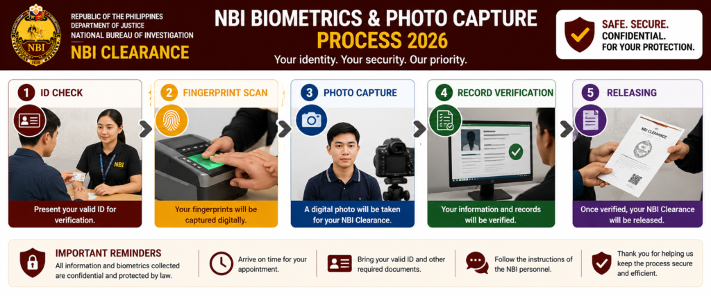 NBI Clearance biometrics and photo capture process